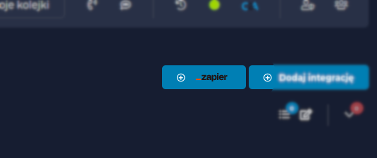 Użycie integracji Zapier